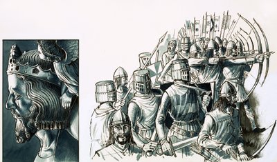 La battaglia di Bannockburn da English School