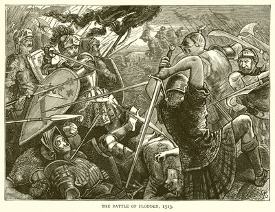 La battaglia di Flodden, 1513 da English School