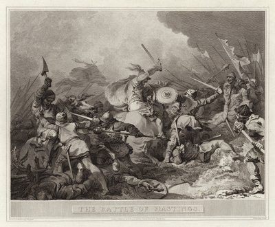 La battaglia di Hastings da English School