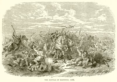 La battaglia di Hastings, 1066 da English School