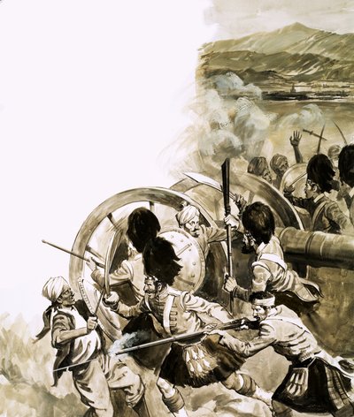 La Battaglia di Kandahar, combattuta il 1 settembre 1880 da English School
