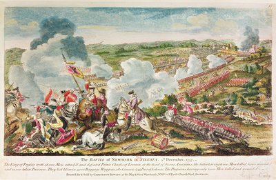 La battaglia di Neumark, Slesia 5 dicembre 1757 da English School