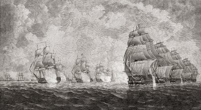 La battaglia di Pulo Aura, 1804, da 