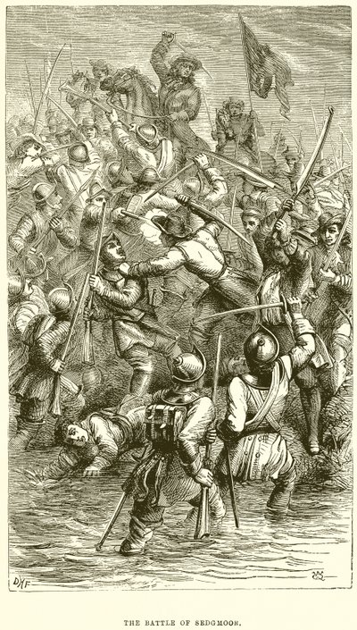 La battaglia di Sedgmoor da English School