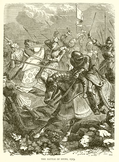 La Battaglia degli Speroni, 1513 da English School