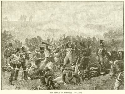 La battaglia di Waterloo da English School