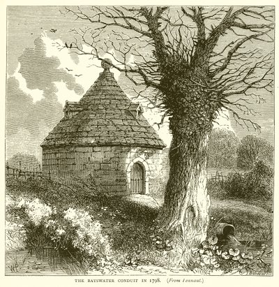 Il condotto di Bayswater nel 1798 da English School