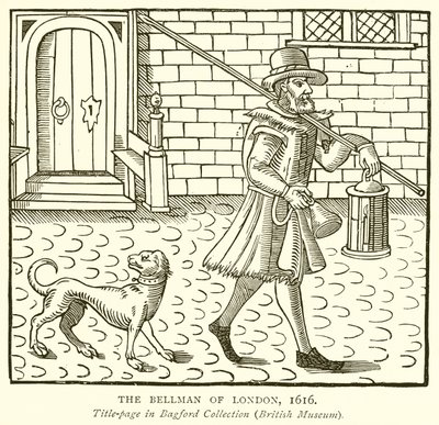 Il campanaro di Londra, 1616 da English School