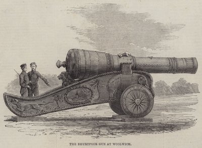 Il Cannone di Bhurtpoor a Woolwich da English School