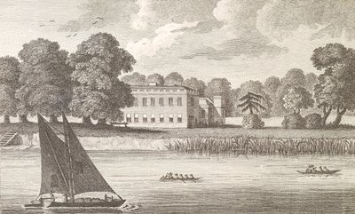 Il Palazzo del Vescovo di Londra a Fulham, inciso da Taylor, 1788 da English School