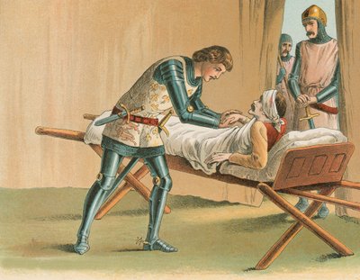 Il Principe Nero e Lord James Audley da English School