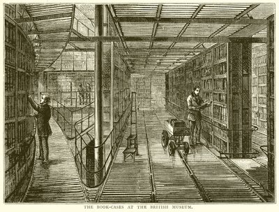 Gli Scaffali del British Museum da English School