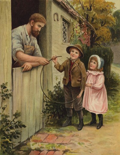 Il cerchio rotto (cromolitografia) da English School