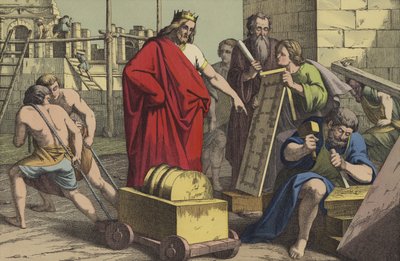La costruzione del Tempio da English School