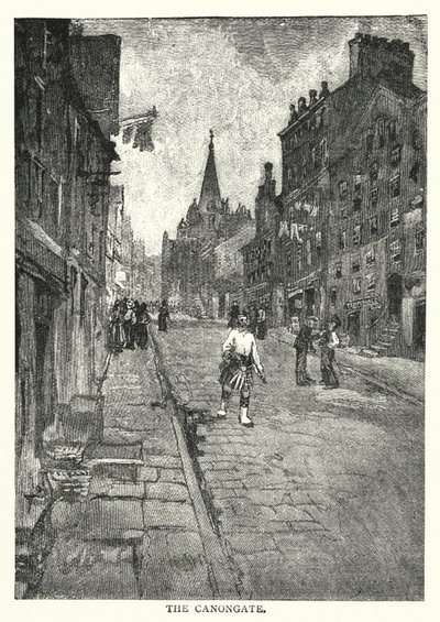 The Canongate (incisione) da English School