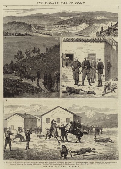 La guerra carlista in Spagna da English School