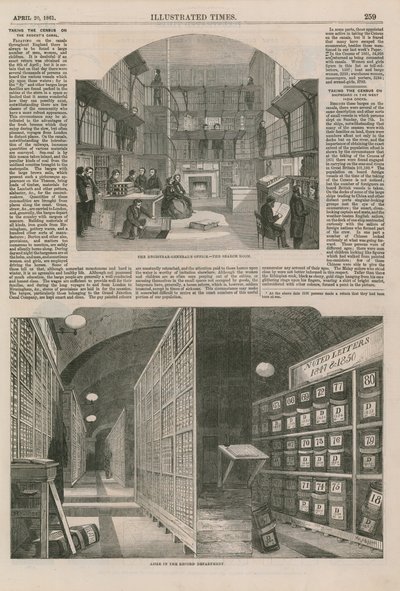 Il censimento a Londra da English School