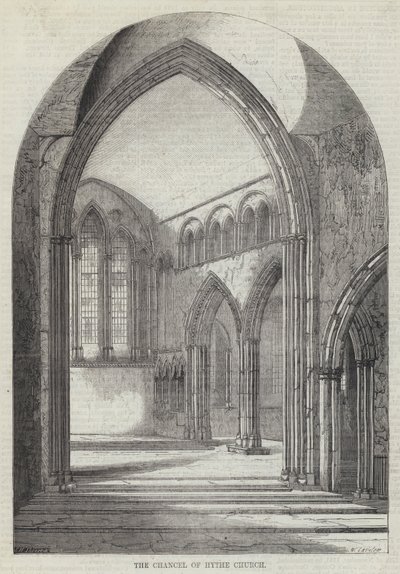 Il Presbiterio della Chiesa di Hythe da English School