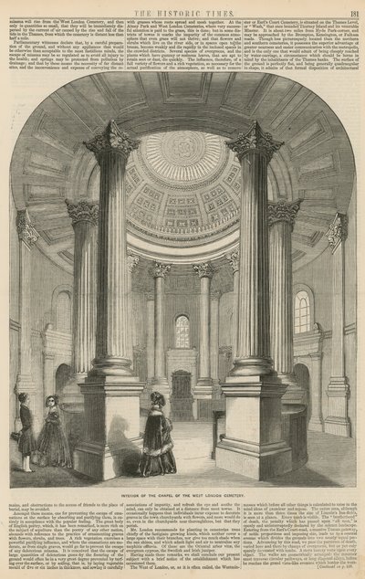 La cappella del Cimitero di West London da English School