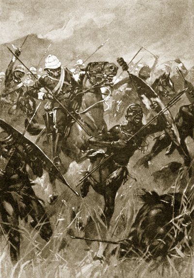 La Carica dei 17° Lancieri, 4 luglio 1879 da English School