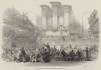La convenzione cartista, John-Street, Fitzroy-Square da English School