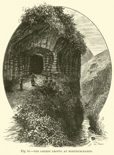 La grotta del formaggio a Bertrich-Baden da English School