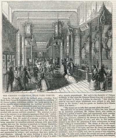 La collezione cinese, Hyde Park Corner da English School