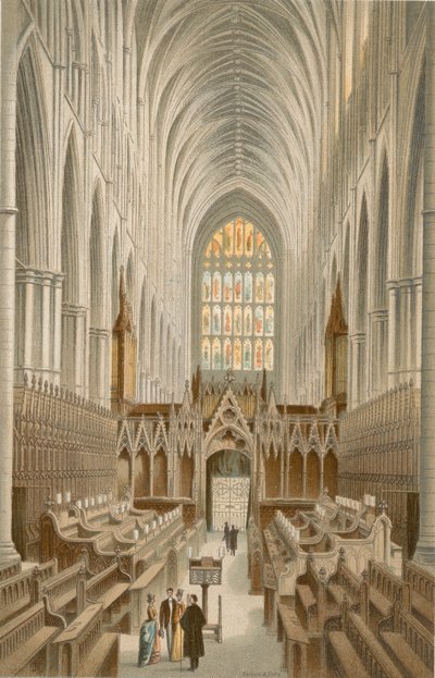 Il Coro, Abbazia di Westminster da English School
