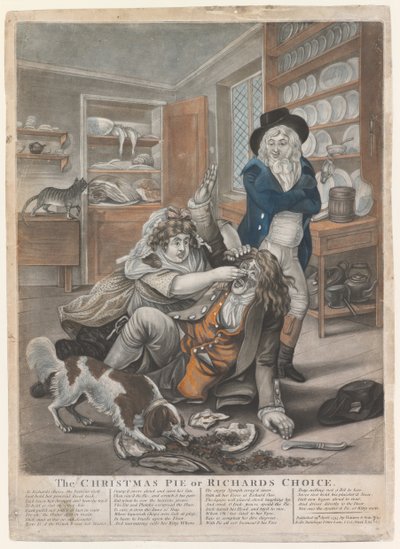 La torta di Natale o la scelta di Richard, 1795 da English School