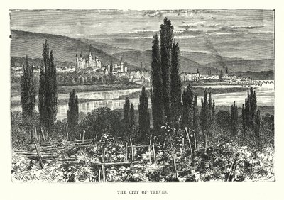 La città di Treviri (incisione) da English School