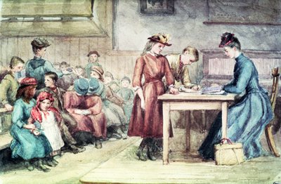 La classe, c.1880 da English School