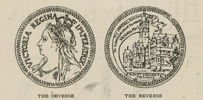 La Medaglia Commemorativa presentata a Sua Maestà dal Principe di Galles come Presidente dell