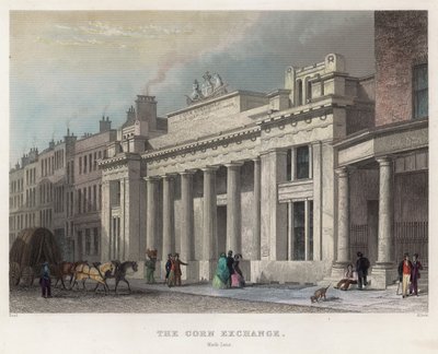 Il Mercato del Grano, Mark Lane, Londra da English School