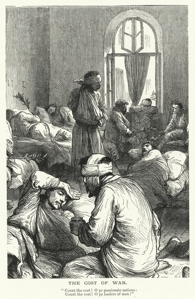 Il costo della guerra (incisione) da English School
