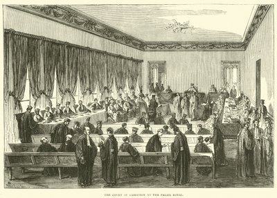 La Corte di Cassazione al Palais Royal, maggio 1871 da English School