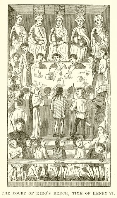 Corte del Banco del Re, tempo di Enrico VI da English School