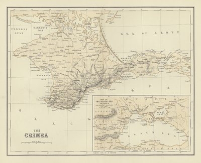 La Crimea; Mappa del Mar Nero da English School