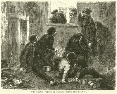 Il Principe della Corona di Prussia in perlustrazione, novembre 1870 da English School
