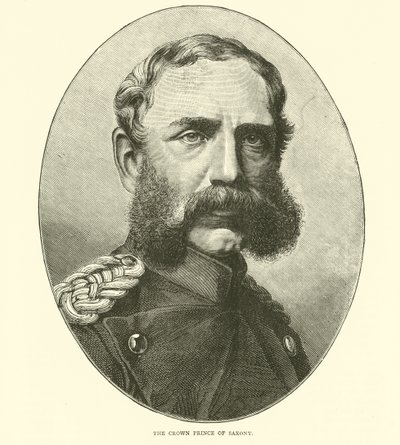 Il principe ereditario di Sassonia, agosto 1870 da English School