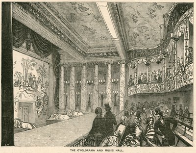 Il Cyclorama e Sala della Musica al Colosseo, Londra da English School