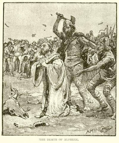 La Morte di Alphege da English School