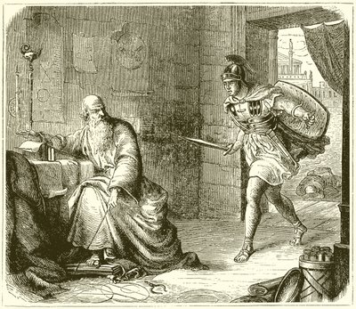 La Morte di Archimede da English School