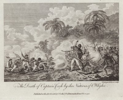La morte del Capitano Cook da English School