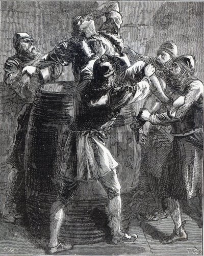 La morte di Clarence (incisione) da English School