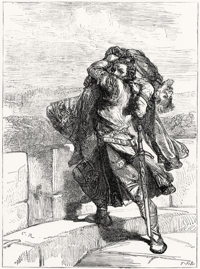 La morte di Conan nel 1090 da English School