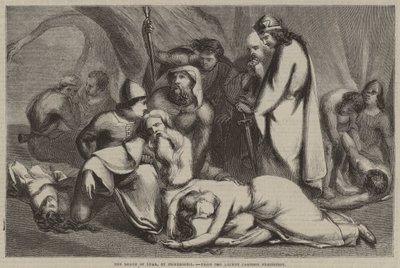La Morte di Lear, di Pickersgill, dalla Recente Mostra di Cartoni da English School