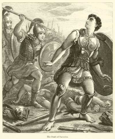 La morte di Patroclo da English School