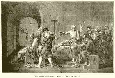La morte di Socrate da English School
