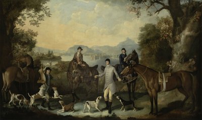 La morte della lepre, c.1760-70 da English School