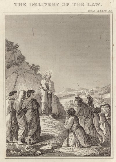 La consegna della legge da English School